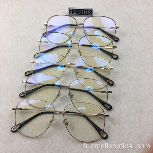 Vente en gros de lunettes optiques plein cadre de conception unisexe